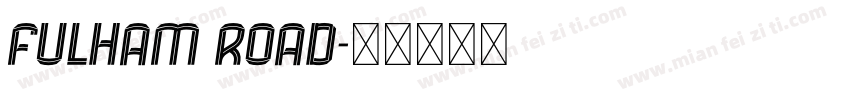 fulham road字体转换